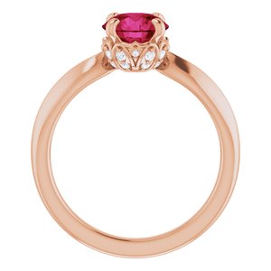 Accented Vintage-Inspired Ring
