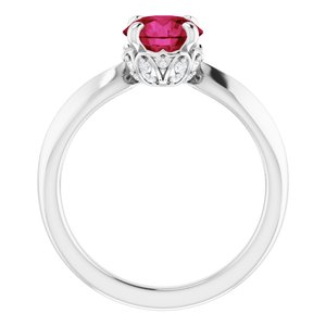 Accented Vintage-Inspired Ring