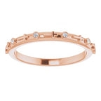 Bezel-Set Cross Ring