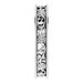 Milgrain Edge Floral Flat Band
