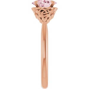 Celtic-Inspired Solitaire Ring