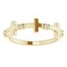 Accented Cross Ring