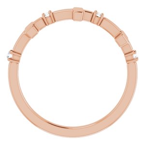 Accented Cross Ring