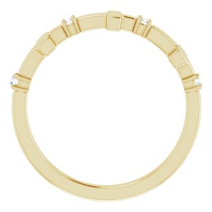 Accented Cross Ring