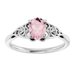 Celtic-Inspired Solitaire Ring