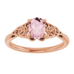 Celtic-Inspired Solitaire Ring