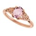 Celtic-Inspired Solitaire Ring