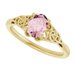 Celtic-Inspired Solitaire Ring
