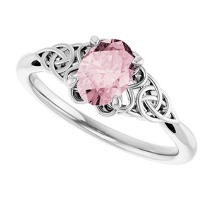 Celtic-Inspired Solitaire Ring