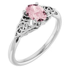 Celtic-Inspired Solitaire Ring