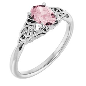 Celtic-Inspired Solitaire Ring