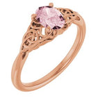 Celtic-Inspired Solitaire Ring