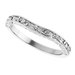 Accented Sculptural Engagement Ring or Band