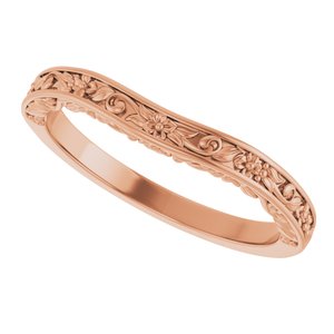 Accented Sculptural Engagement Ring or Band