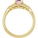 Celtic-Inspired Solitaire Ring