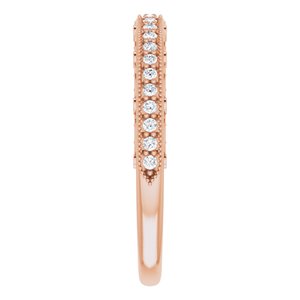 Halo-Style Vintage-Inspired Engagement Ring or Band