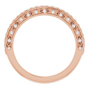 Halo-Style Vintage-Inspired Engagement Ring or Band