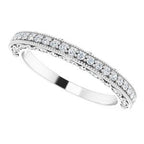 Halo-Style Vintage-Inspired Engagement Ring or Band