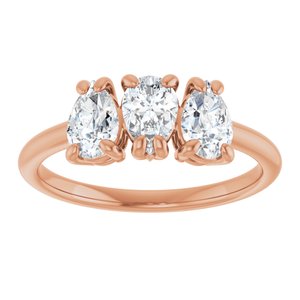 Three-Stone Anniversary Band