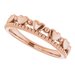 Stackable Beaded Heart Ring