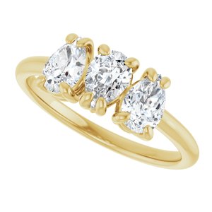 Three-Stone Anniversary Band