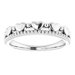 Stackable Beaded Heart Ring
