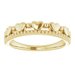 Stackable Beaded Heart Ring
