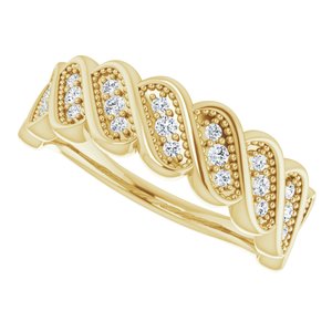 Accented Stackable Ring