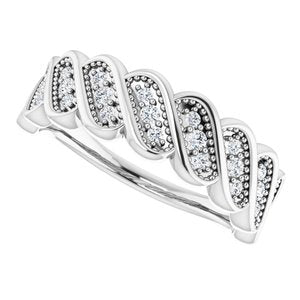 Accented Stackable Ring
