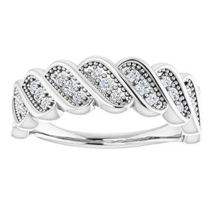 Accented Stackable Ring