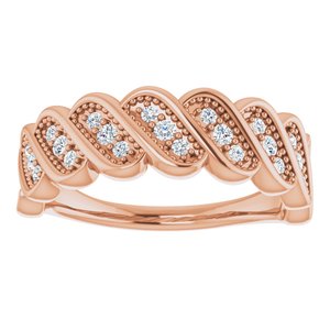 Accented Stackable Ring