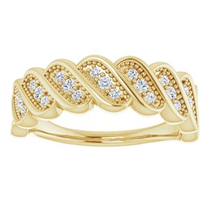 Accented Stackable Ring