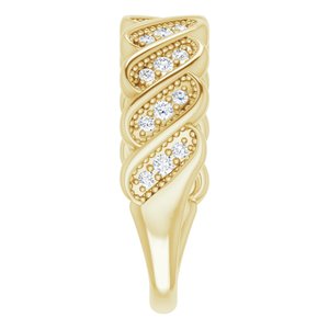 Accented Stackable Ring