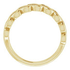 Accented Stackable Ring
