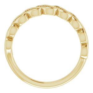 Accented Stackable Ring