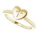 Heart with Cross Ring