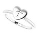 Heart with Cross Ring