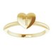 Heart with Cross Ring