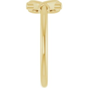 Youth Cross & Heart Ring