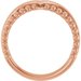 Negative Space Beaded V Ring