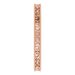 Milgrain Edge Sculptural Flat Band with Bead Blast Finish