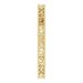 Milgrain Edge Sculptural Flat Band with Bead Blast Finish