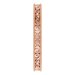 Milgrain Edge Sculptural Flat Band with Bead Blast Finish