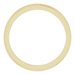 Milgrain Edge Sculptural Flat Band with Bead Blast Finish