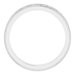 Milgrain Edge Sculptural Flat Band with Bead Blast Finish