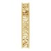 Milgrain Edge Sculptural Flat Band with Bead Blast Finish