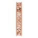 Milgrain Edge Sculptural Flat Band with Bead Blast Finish