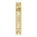 Milgrain Edge Sculptural Flat Band with Bead Blast Finish