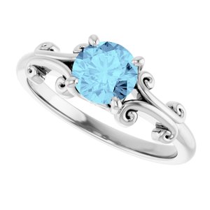 Sculptural Solitaire Ring