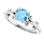 Sculptural Solitaire Ring